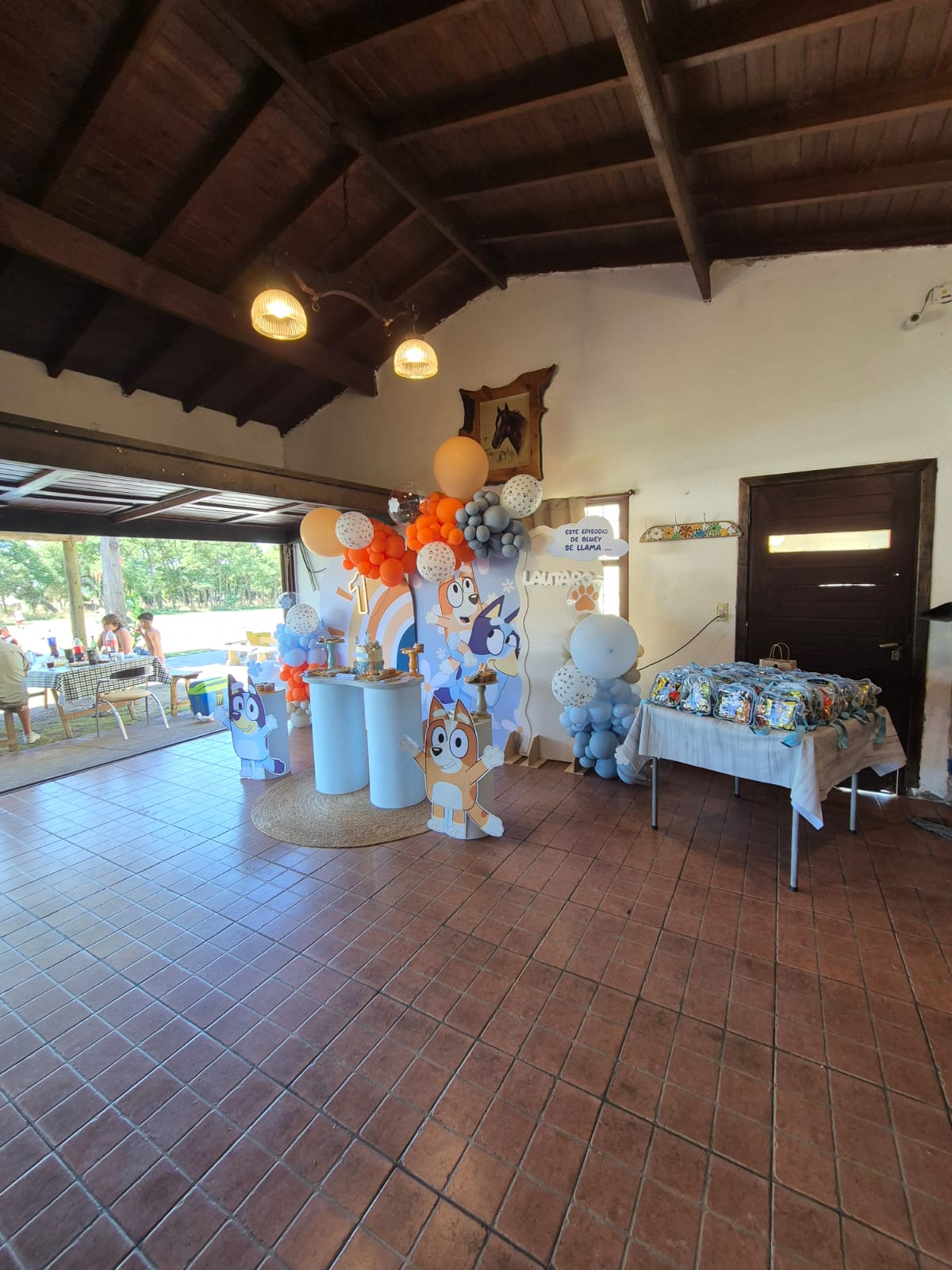 Salón decorado para evento